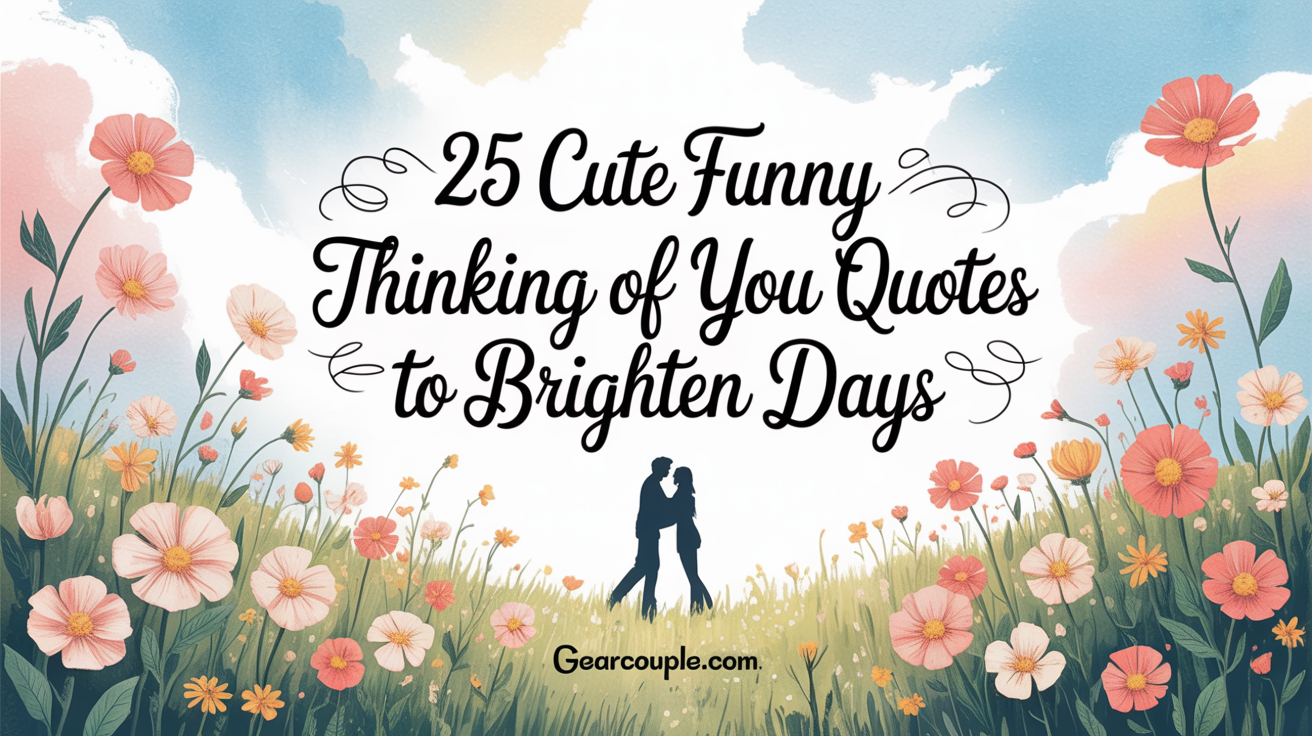 25 Cute Funny Thinking of You Quotes That'll Make Anyone Smile