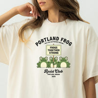 Funny Portland Frog Strong Together Tee – Rebellious Meme Shirt – Freedom Independence Style