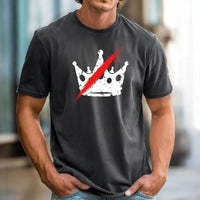 No Kings in America T-Shirt – Crown Graphic Tee Freedom Statement Shirt