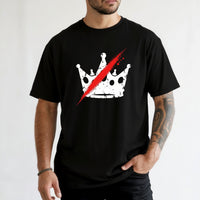 No Kings in America T-Shirt – Crown Graphic Tee Freedom Statement Shirt