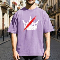 No Kings in America T-Shirt – Crown Graphic Tee Freedom Statement Shirt