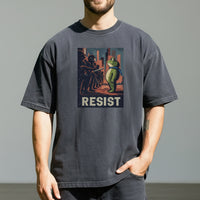 Resist Portland Frog Shirt – Funny Rebel Graphic Tee – No Kings Freedom Design