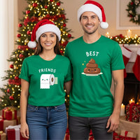 Best Friends Girl Poop Letter Matching T-Shirts For Besties