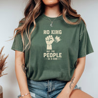 No King But The People Unisex Protest T-Shirt – Freedom and Unity Tee