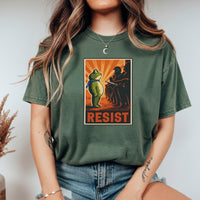 Portland Frog Shirt – Funny Rebel Graphic Tee – No Kings in America Parody Design