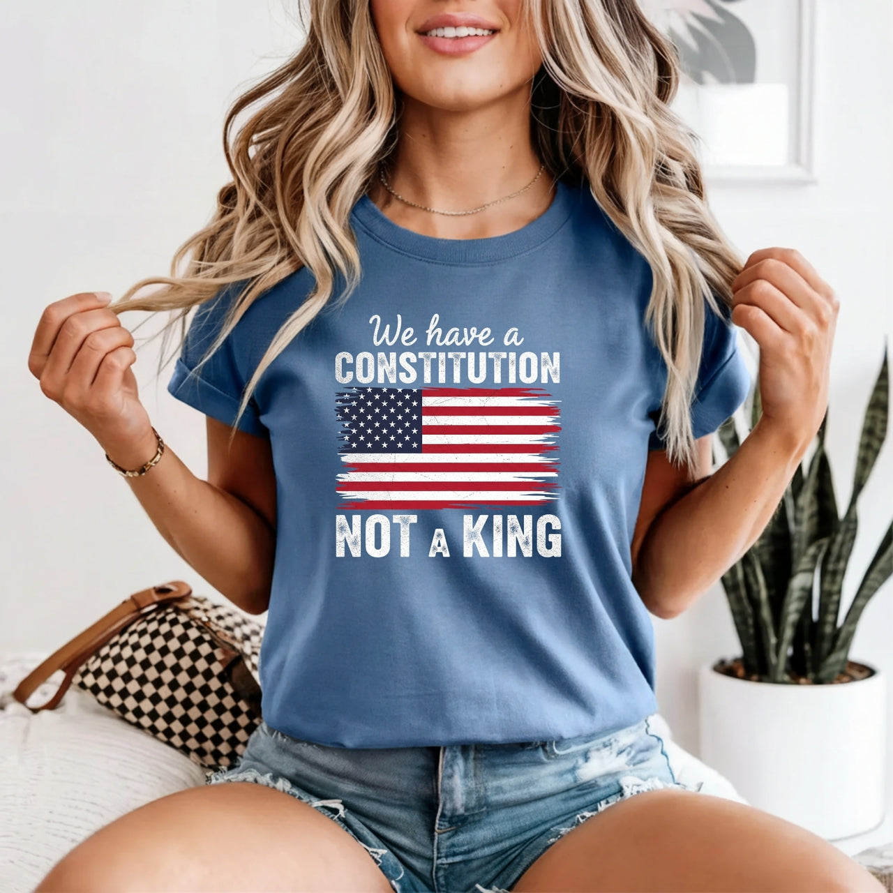 We Have a Constitution No Kings Shirt – Patriotic Freedom Graphic Tee