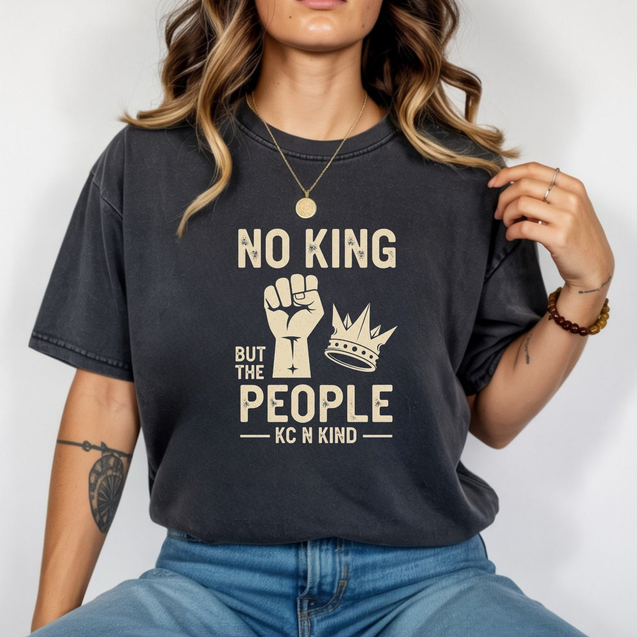 No King But The People T-Shirt – Unisex Equality & Empowerment Tee