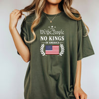 No Kings in America Tee – Liberty & Democracy Statement T-Shirt