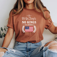 No Kings in America Tee – Liberty & Democracy Statement T-Shirt
