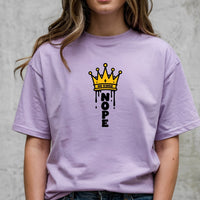No Kings T-Shirt – Crown Graphic Tee, Patriotic Freedom Protest Design