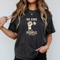 No King But The People Unisex Protest T-Shirt – Freedom and Unity Tee