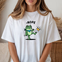 No Kings Portland Frog T-Shirt - Unisex Streetwear Graphic Cotton Top