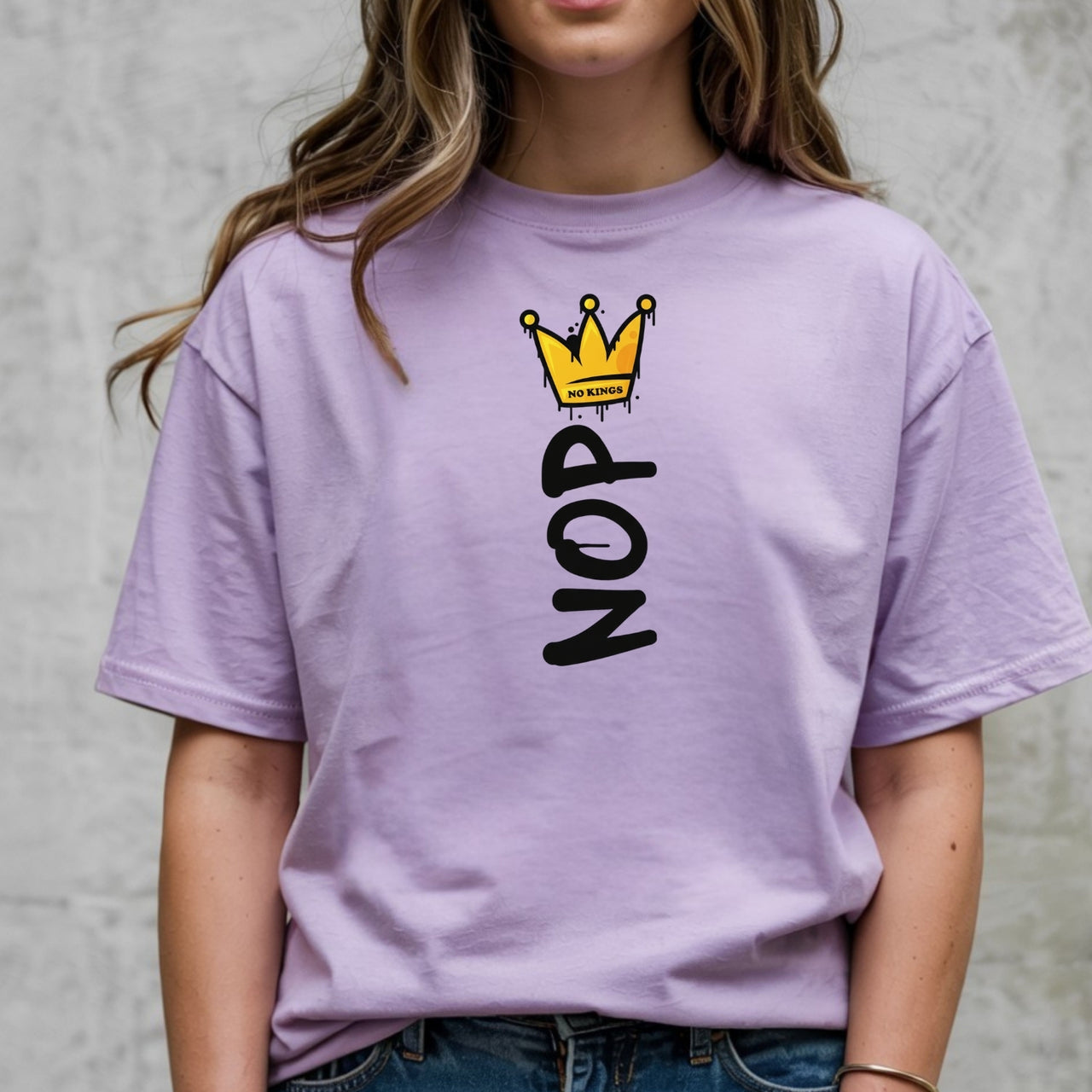 Crown No Kings Shirt – American Democracy Graphic Tee