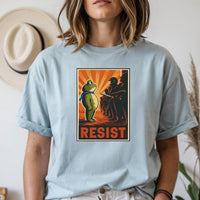 Portland Frog Shirt – Funny Rebel Graphic Tee – No Kings in America Parody Design