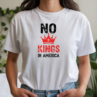 No Kings in America T-Shirt – Patriotic Democracy Tee – Freedom Graphic Top