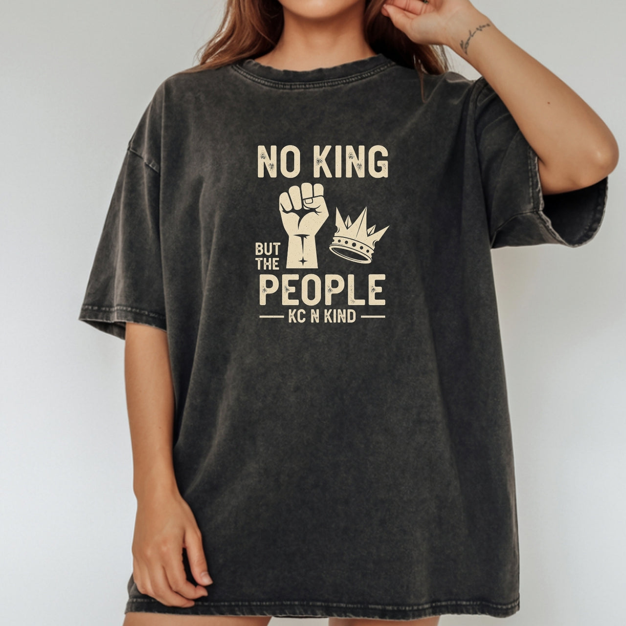 No King But The People T-Shirt – Unisex Equality & Empowerment Tee