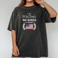 No Kings in America Tee – Liberty & Democracy Statement T-Shirt