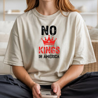No Kings in America T-Shirt – Patriotic Democracy Tee – Freedom Graphic Top