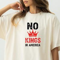No Kings in America T-Shirt – Patriotic Democracy Tee – Freedom Graphic Top
