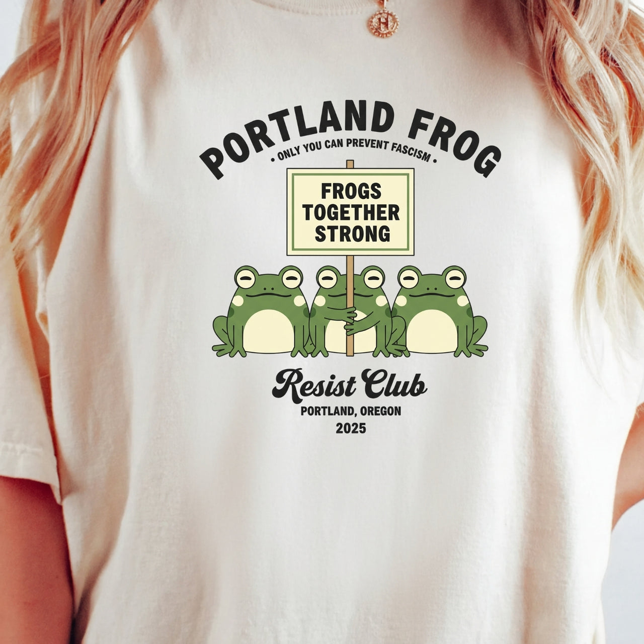 Funny Portland Frog Strong Together Tee – Rebellious Meme Shirt – Freedom Independence Style