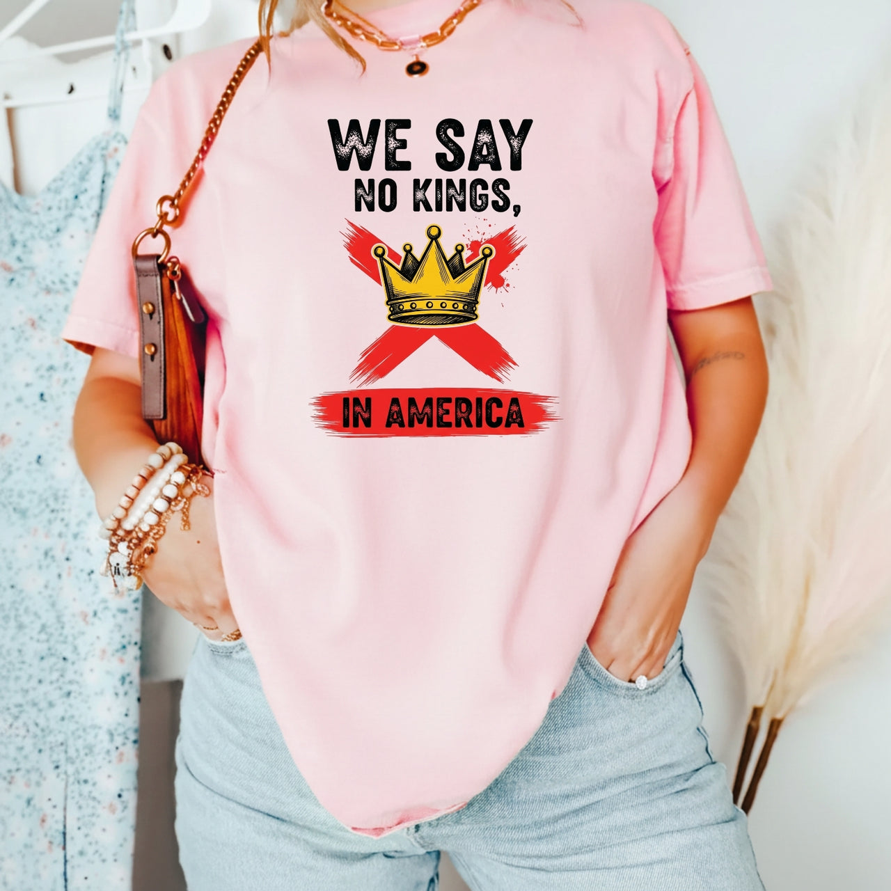 No Kings Day 2.0 T-Shirt – Liberty Inspired Patriotic Graphic Tee