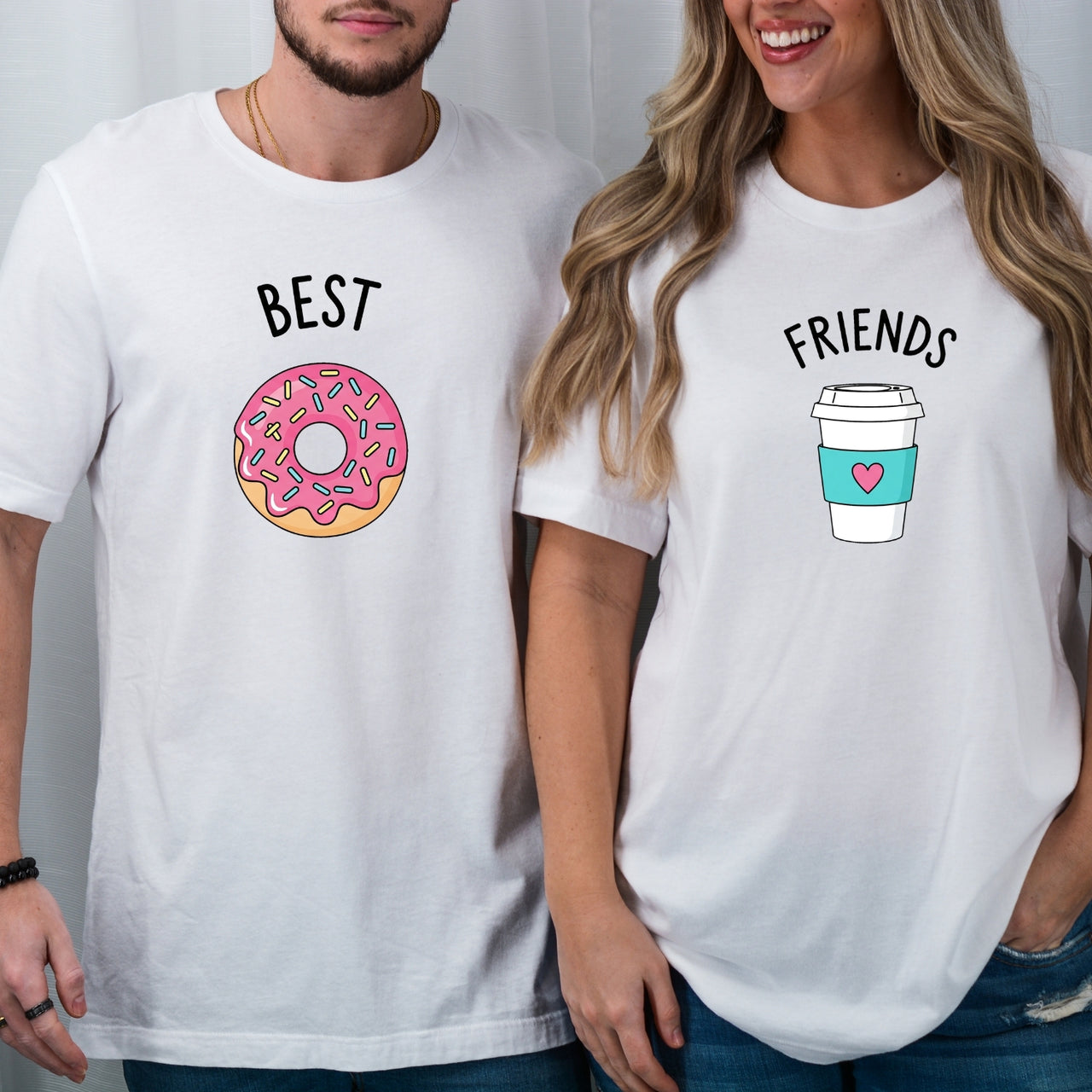 Best Friends Donuts Matching T-Shirts For Besties 1