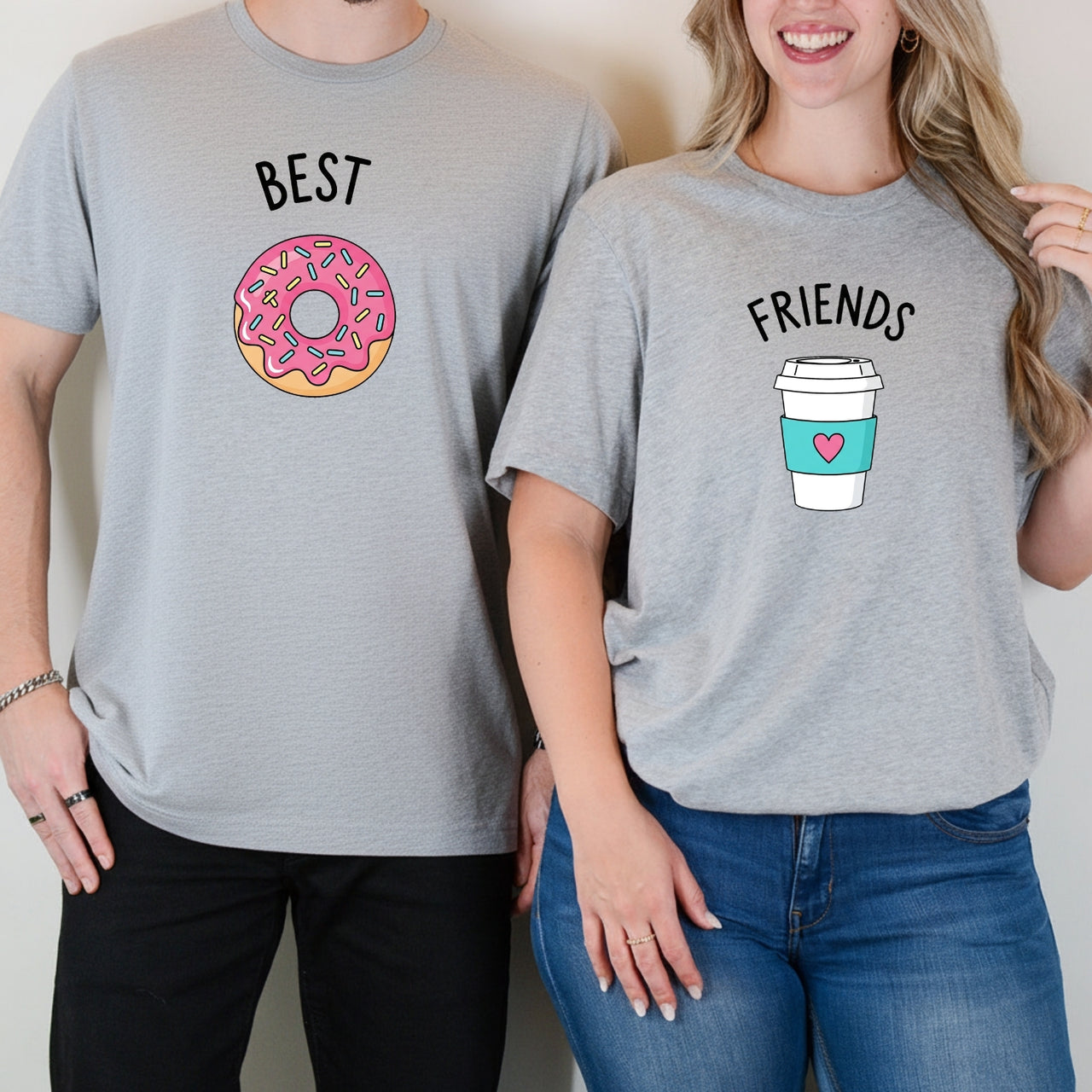 Best Friends Donuts Matching T-Shirts For Besties 1
