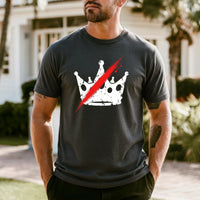 No Kings in America T-Shirt – Crown Graphic Tee Freedom Statement Shirt