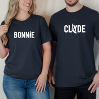 Bonnie and Clyde Matching T-Shirts For Couples