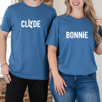 Bonnie and Clyde Matching T-Shirts For Couples