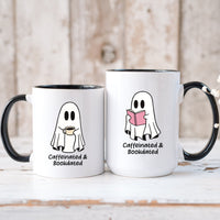 Book & Brew Ghost Matching Mugs For Couples