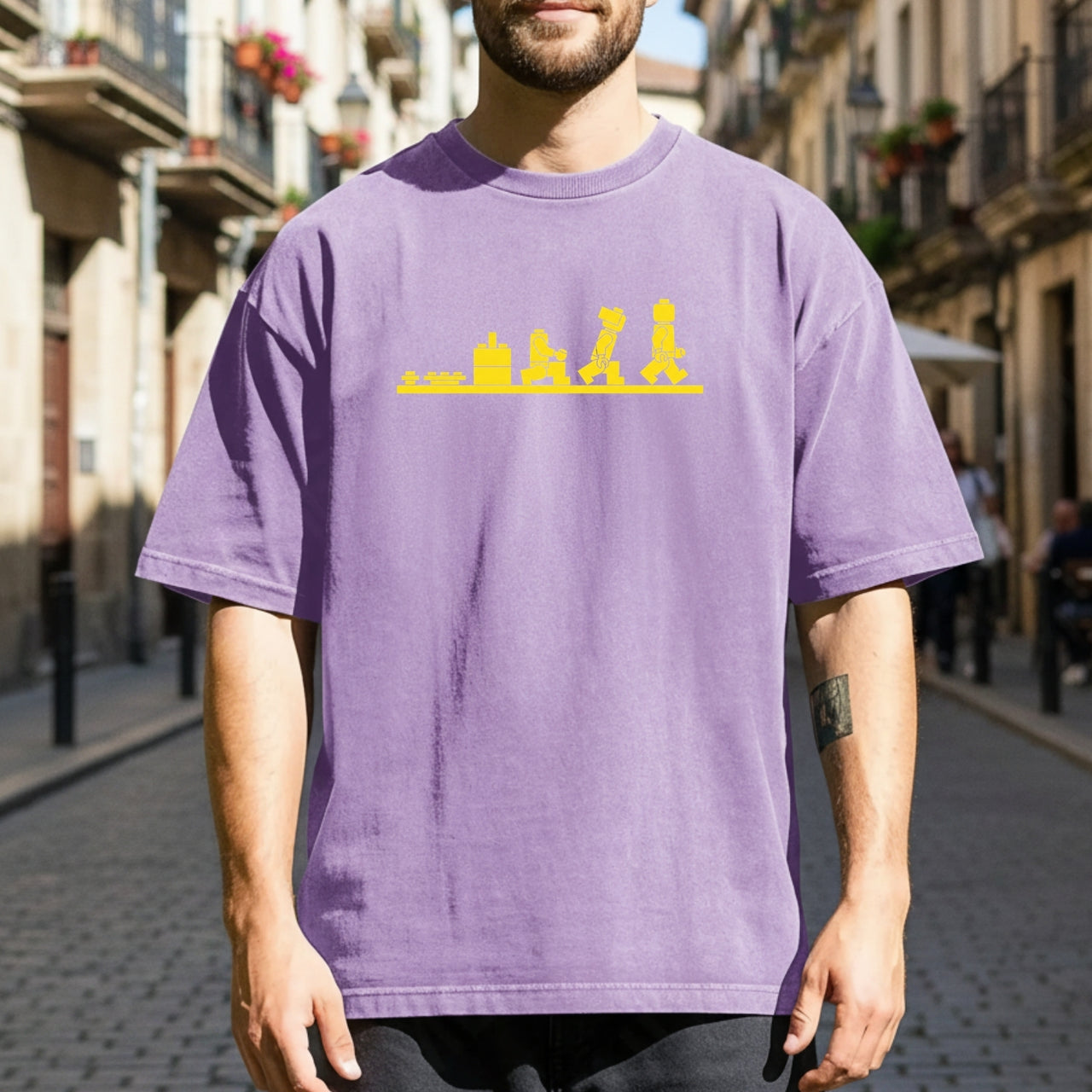Bricks Evolution Shirt – Builder Humor Unisex Tee for Brick Fans