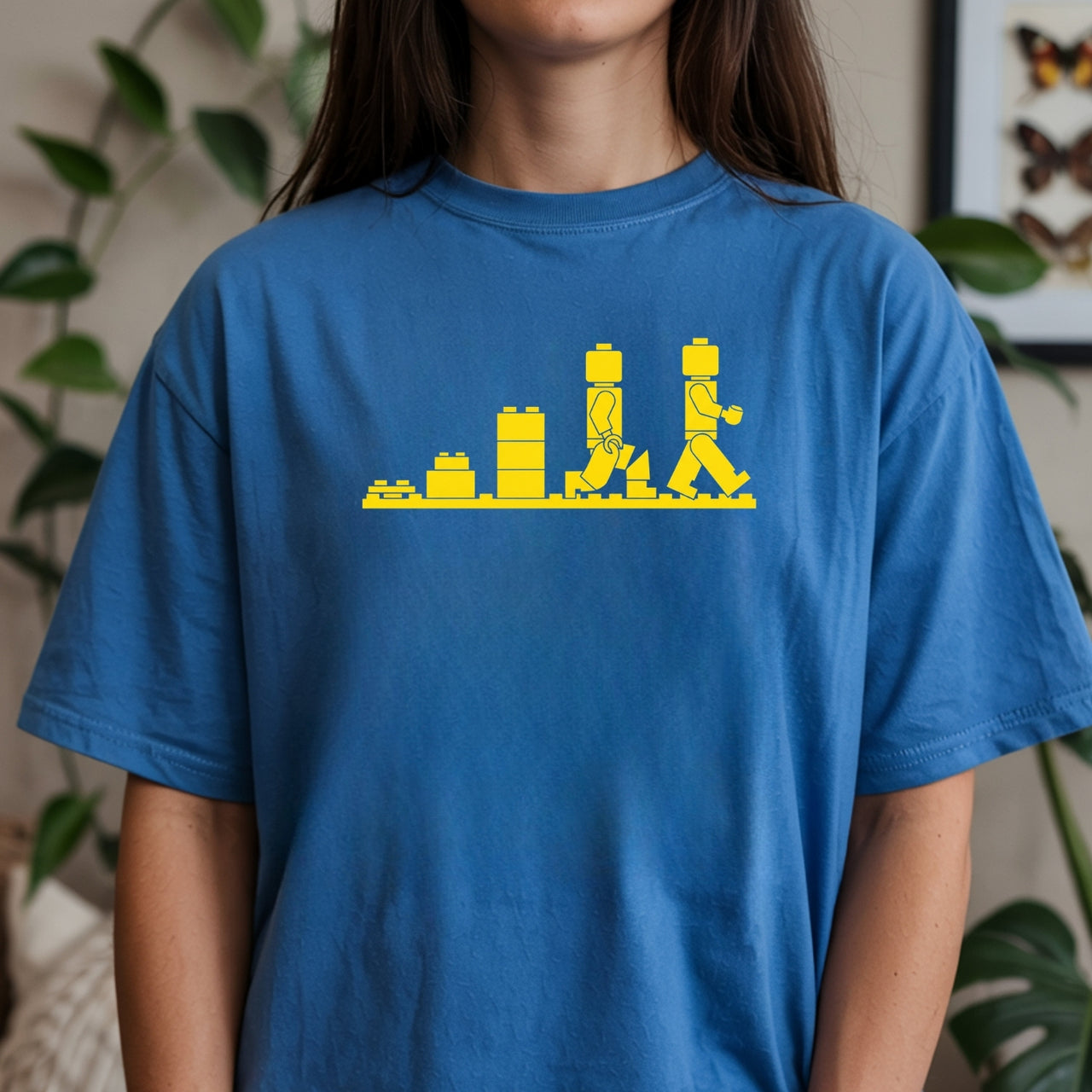 Bricks Evolution T-Shirt – Vintage Style Brick Builder Graphic Tee
