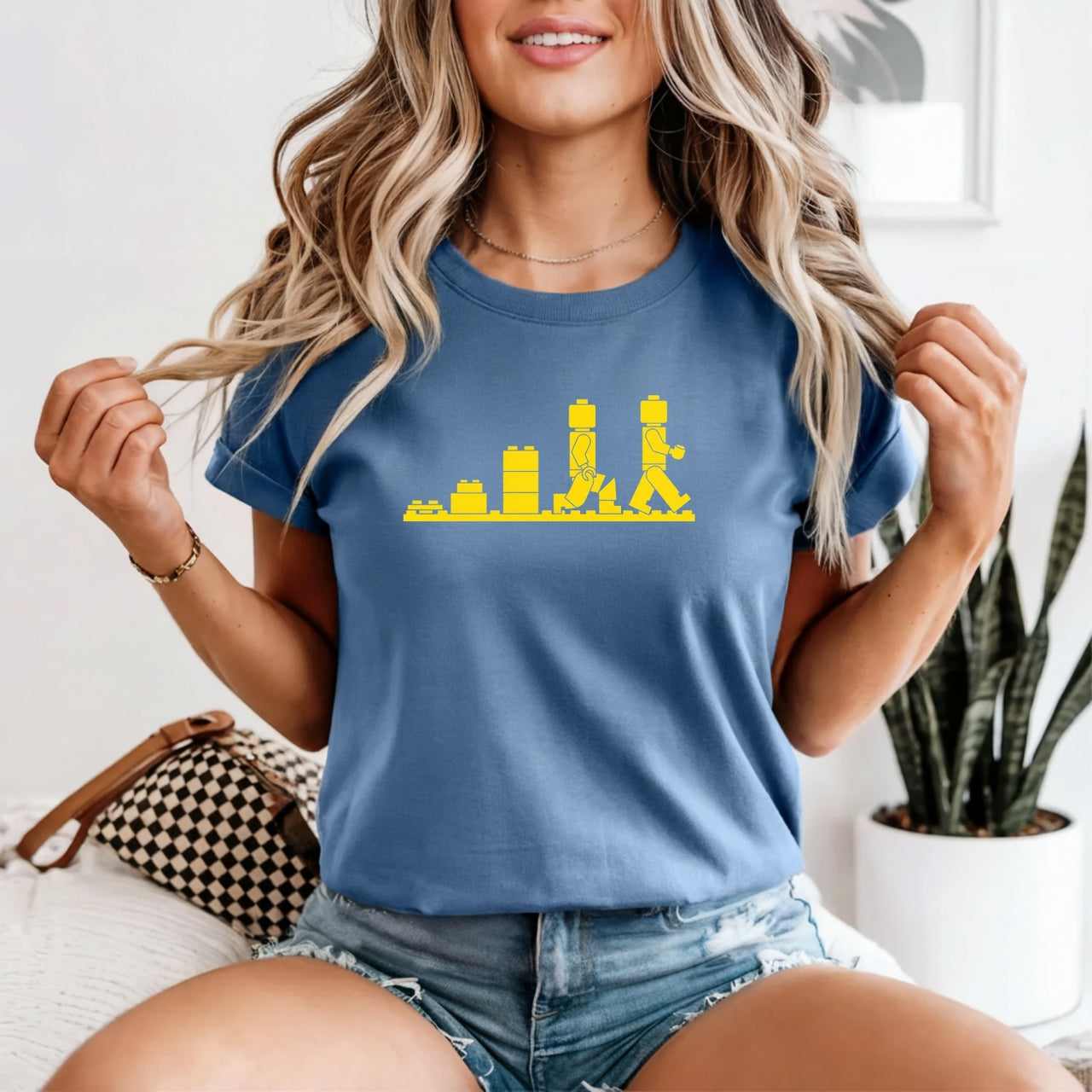 Bricks Evolution T-Shirt – Vintage Style Brick Builder Graphic Tee