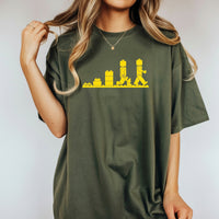 Bricks Evolution T-Shirt – Vintage Style Brick Builder Graphic Tee