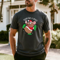 Chubby Holiday Mouse Christmas T-Shirt – Looking Like a Snack Funny Xmas Tee