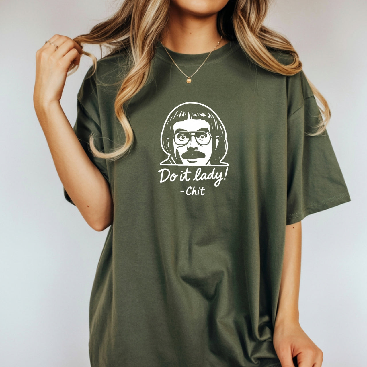 Do It Lady T-Shirt – Retro Funny Motivational Unisex Graphic Tee