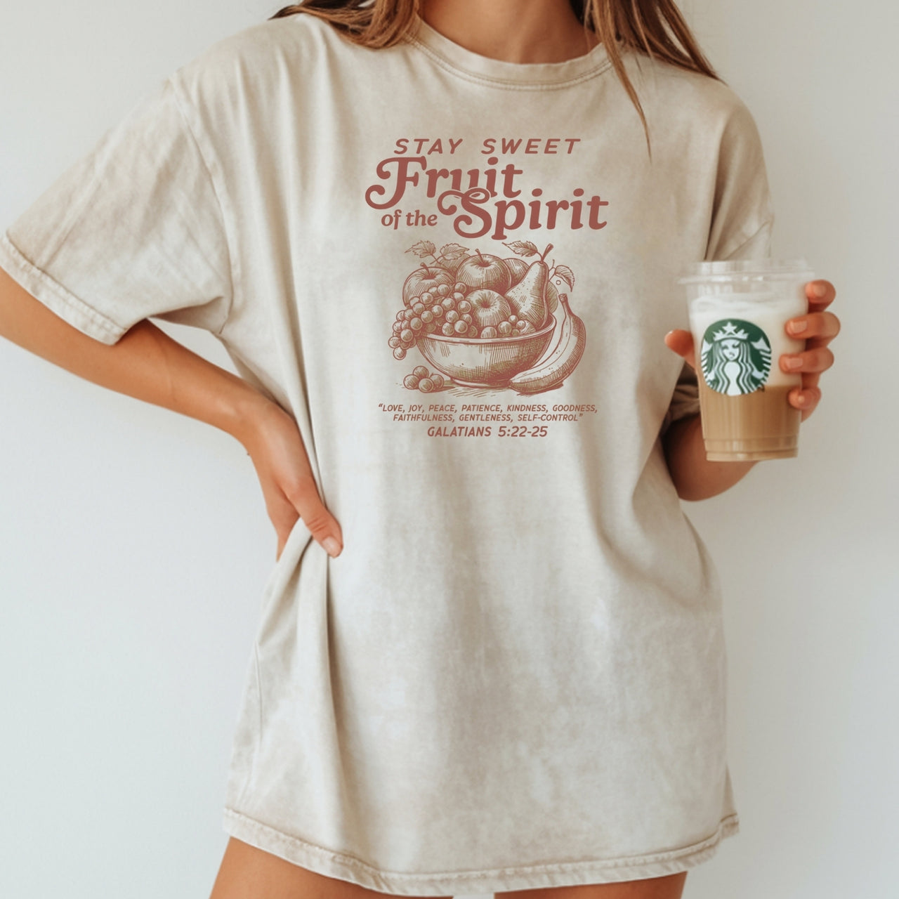 Fruit of the Spirit T-Shirt - Vintage Christian Faith Graphic Tee