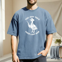 Funny Cowboy Graphic Tee - You Just Yee’d Your Last Haw Shirt Unisex