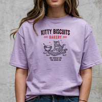 Funny Kitty Biscuits Bakery T-Shirt – We Knead Em, You Knead Em Cat Lover Tee