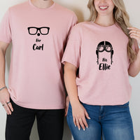 Her Carl His Ellie Matching T-Shirts For Couples