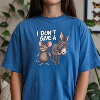 I Don’t Care Funny Donkey T-Shirt - Sarcastic Animal Graphic Tee