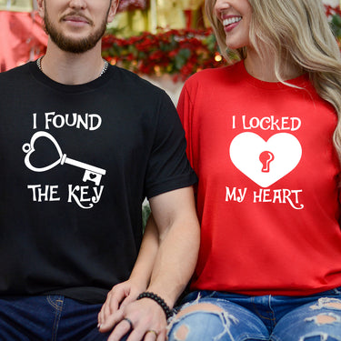I Locked My Heart I Found The Key Matching T-Shirts For Couples