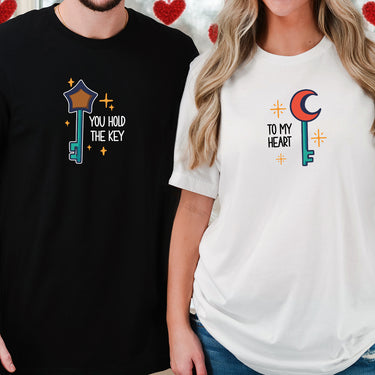 Magic Key Pair Matching T-Shirts For Couples