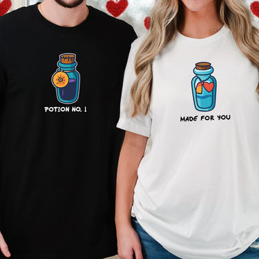 Potion Bottles Matching T-Shirts For Couples