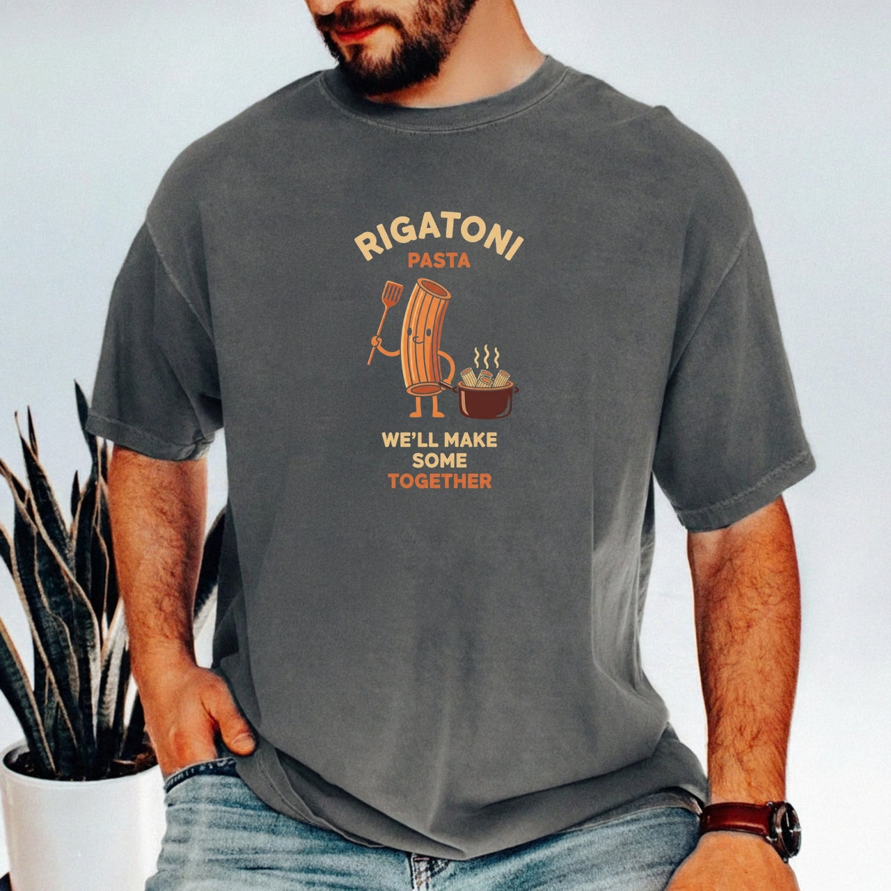 Rigatoni Pasta Meme Shirt – Funny Worm Inside Joke Unisex Tee