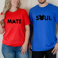 Soulmate Bowtie Matching T-Shirts For Couples