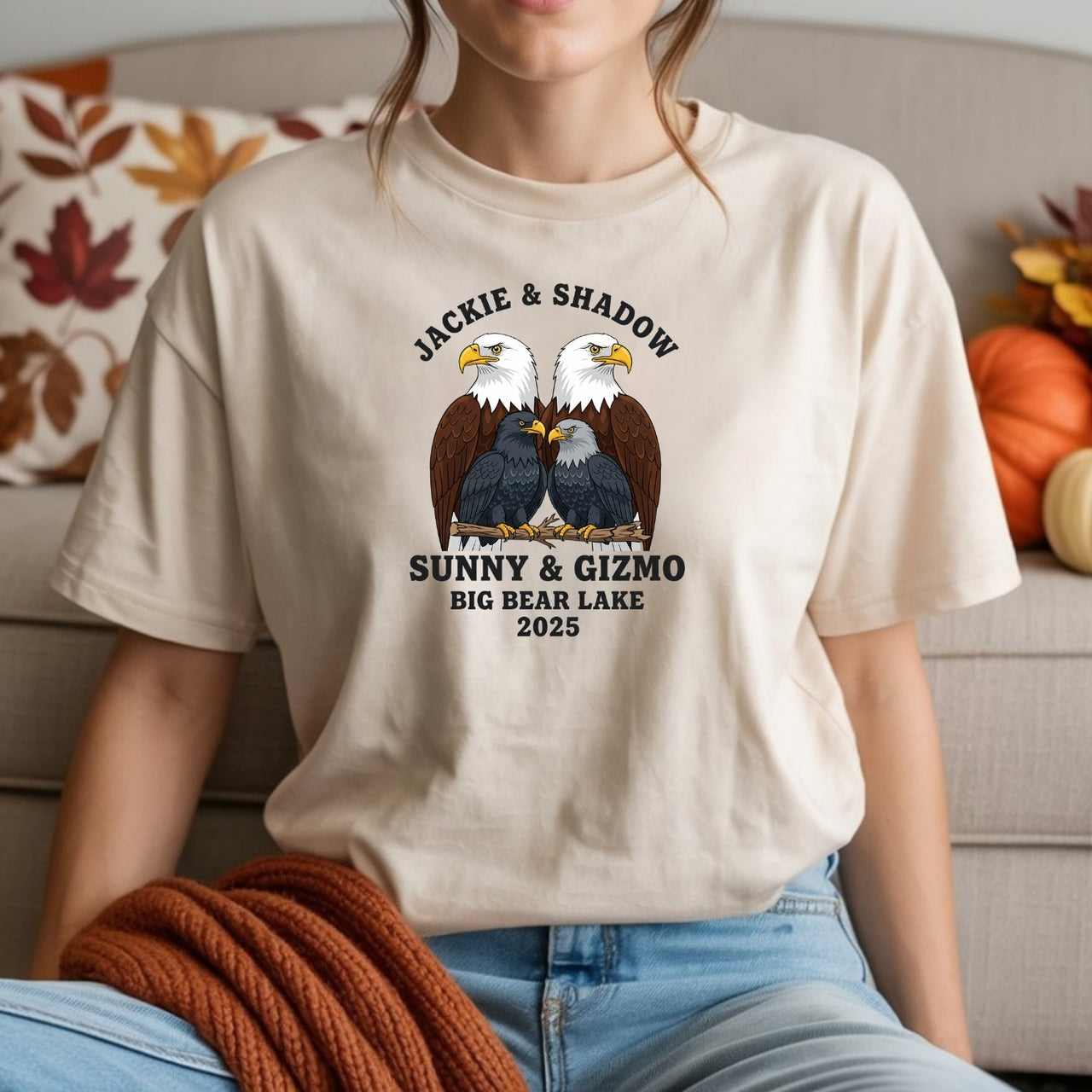 Sunny & Gizmo Bald Eagle T-Shirt – Cute Baby Eaglet Unisex Wildlife Tee