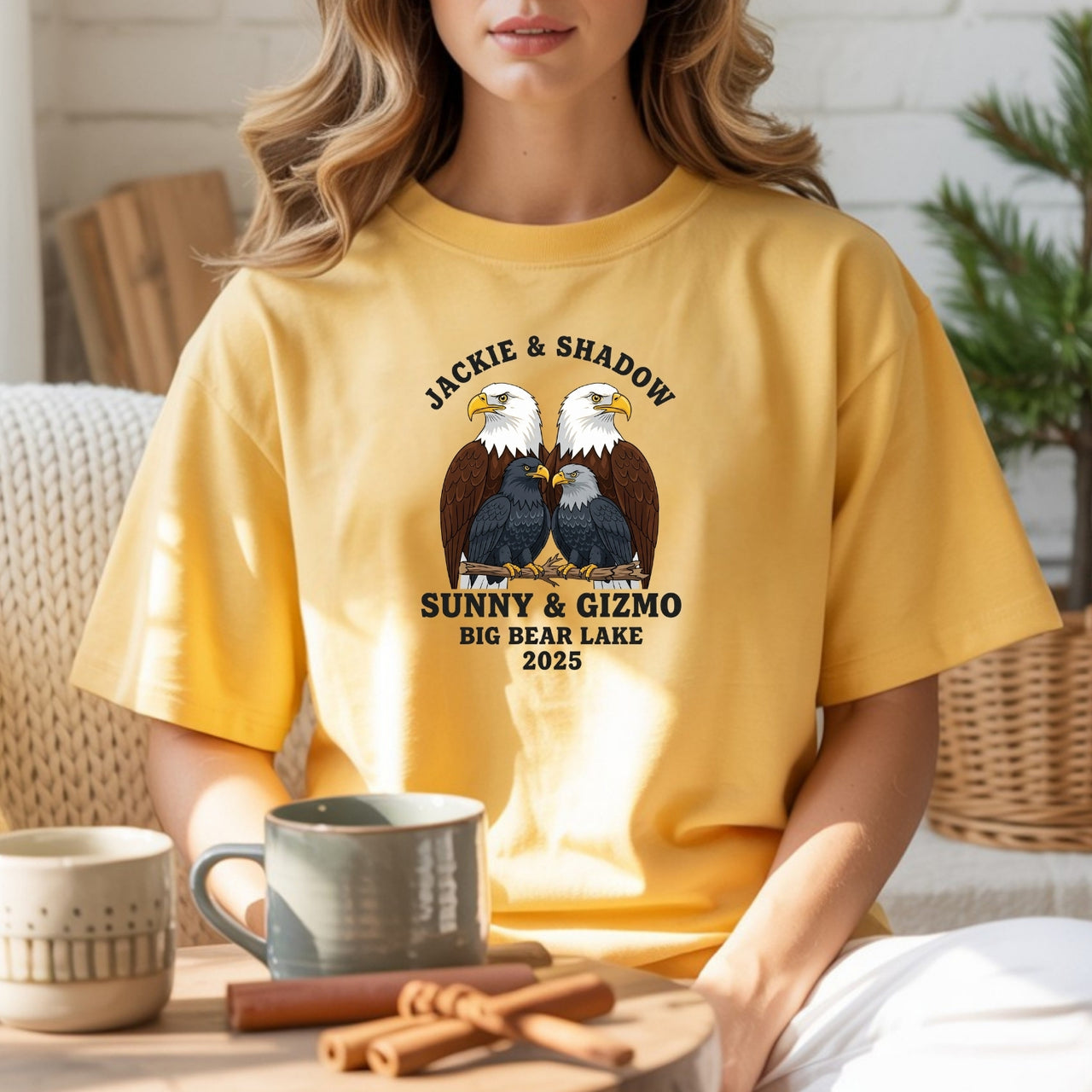Sunny & Gizmo Bald Eagle T-Shirt – Cute Baby Eaglet Unisex Wildlife Tee