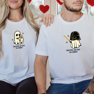 The Force of Love Ghost Matching T-Shirts For Couples